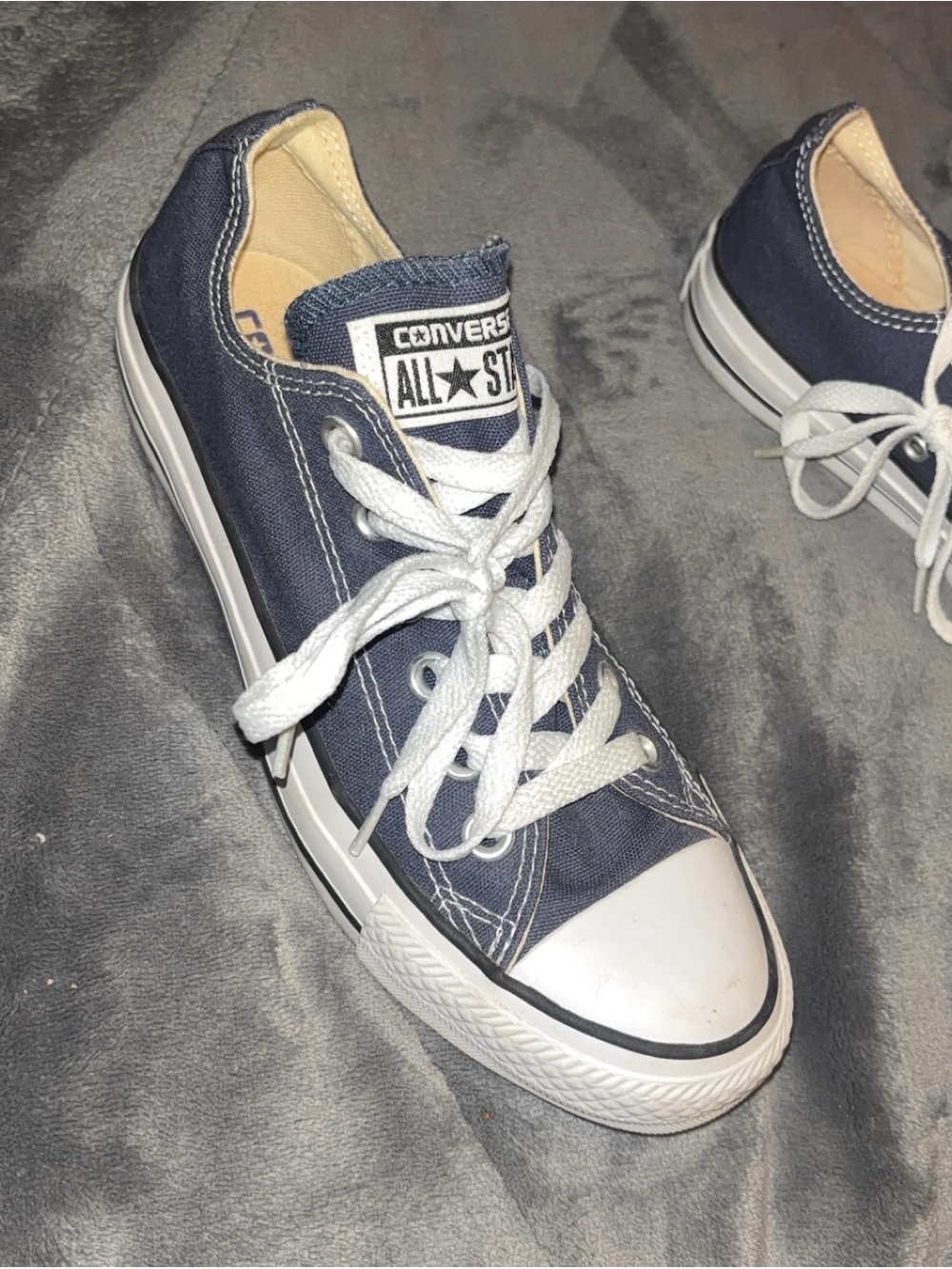 Converse Women’s Navy All Star Low Top Sneakers